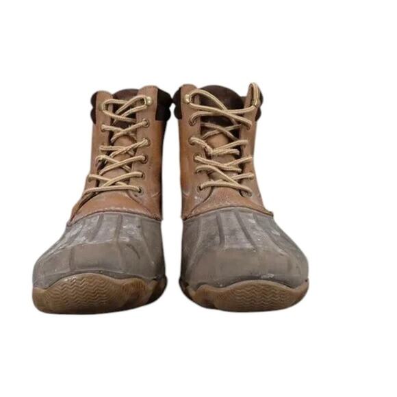 Sperry Shoes Mens 8 Boots Duck Outdoor Leather Waterproof Brewster Lace Up Brown main image 6